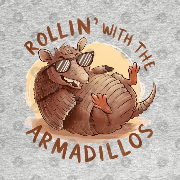 Rollin' with the armadillos by RazorDesign234